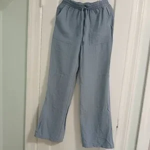 【Anyone more】Mirror Gray Blue Wide Pants XPT122] Metallic Wide leg Cargo Pants – Vibrant miu